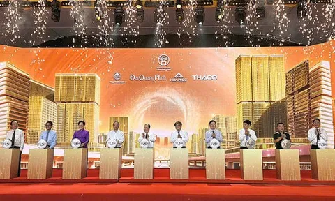 Hà Nội khởi công khu đô thị đa mục tiêu: Từng bước đưa sông Hồng thành trục cảnh quan sinh thái của Thủ đô