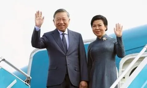 Tổng Bí thư, Chủ tịch nước Tô Lâm cùng Phu nhân lên đường thăm Nga, Pháp và dự Hội nghị Thượng đỉnh Không gian vũ trụ