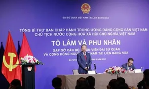 Tổng Bí thư, Chủ tịch nước mong doanh nhân người Việt tại Nga tiếp tục là hạt nhân thúc đẩy hợp tác hai nước