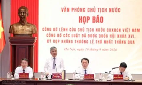 Họp báo công bố Lệnh của Chủ tịch nước về 15 luật: Nhiều thủ tục được cắt giảm