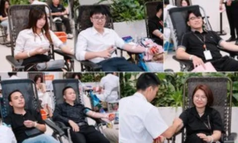 Gần 800 đơn vị máu được chia sẻ trong ngày hội 'Giọt Thương'