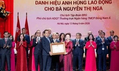 Chủ tịch Tập đoàn BRG Nguyễn Thị Nga được phong tặng danh hiệu Anh hùng Lao động thời kỳ đổi mới