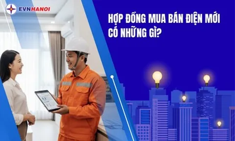 EVNHANOI triển khai ký lại Hợp đồng mua bán điện theo biểu mẫu mới