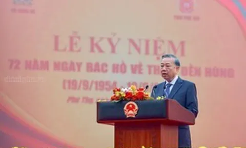 Phát biểu của Tổng Bí thư, Chủ tịch nước Tô Lâm tại Lễ Kỷ niệm 72 năm Ngày Bác Hồ về thăm Đền Hùng