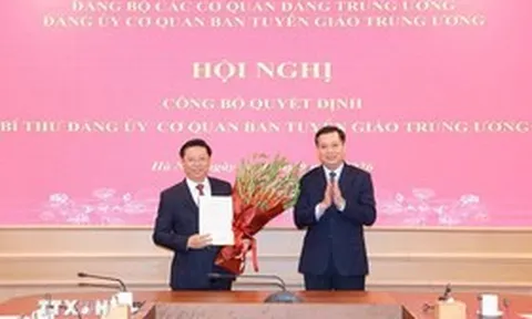 Ông Trần Thanh Lâm giữ chức Bí thư Đảng ủy cơ quan Ban Tuyên giáo Trung ương