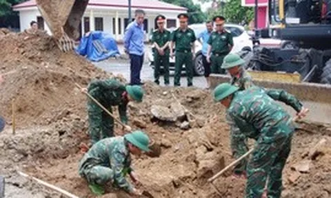 Phát hiện, quy tập thêm 6 hài cốt liệt sĩ tại khu phố Thành Cổ, Quảng Trị