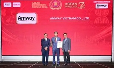 Amway Việt Nam được vinh danh Top 5 Doanh nghiệp tiêu biểu ASEAN và Top 5 Thương hiệu/sản phẩm nổi tiếng ASEAN