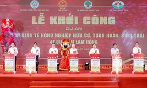 Hà Tĩnh khởi công tổ hợp kinh tế nông nghiệp hữu cơ gần 1.300 tỷ
