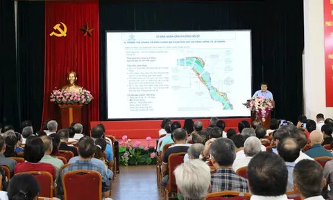 Đa dạng hình thức để Nhân dân góp ý về quy hoạch sông Hồng
