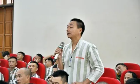 Trang bị kiến thức pháp luật, tái hòa nhập cho phạm nhân Trại giam Nam Hà