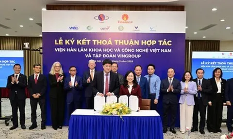 Vingroup và Viện Hàn lâm Khoa học và Công nghệ Việt Nam hợp tác phát triển công nghệ mũi nhọn