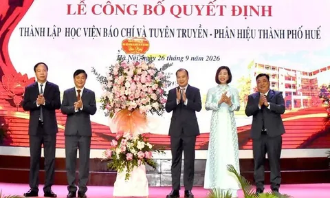 Thành lập Phân hiệu Học viện Báo chí và Tuyên truyền tại TP.Huế