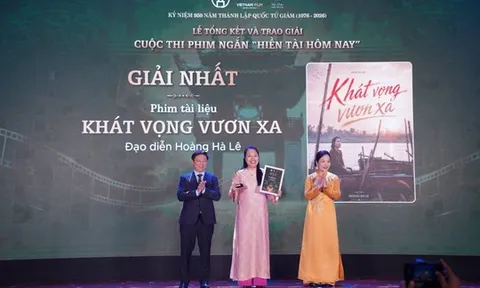13 tác phẩm xuất sắc được trao giải tại cuộc thi phim ngắn “Hiền tài hôm nay”