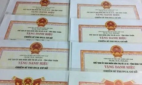 Quy định mới về tỷ lệ xét tặng danh hiệu Chiến sĩ thi đua cơ sở áp dụng từ 01/10/2026