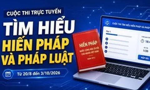 Gần 2,2 triệu bài tham dự cuộc thi Tìm hiểu Hiến pháp và pháp luật