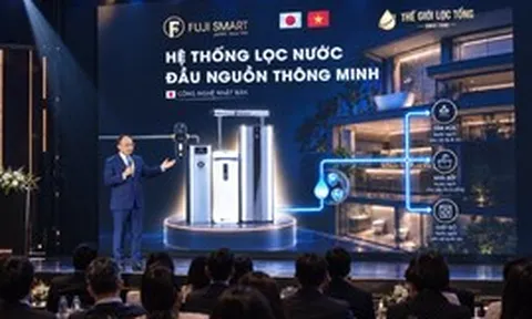 Tập đoàn thiết bị y tế Nhật Bản chọn Việt Nam là nơi đầu tiên triển khai giải pháp lọc nước tổng đầu nguồn ứng dụng AI