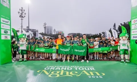 Herbalife Việt Nam tiếp sức cộng đồng runner tại VnExpress Marathon Grand Tour Nghệ An 2026