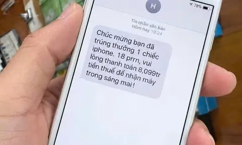 Cảnh giác thủ đoạn thông báo "trúng thưởng iPhone 18 Pro Max" để lừa đảo