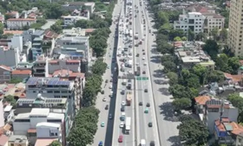 Cận cảnh Vành đai 3 trên cao "gánh" lượng xe gấp 8 lần lưu lượng thiết kế