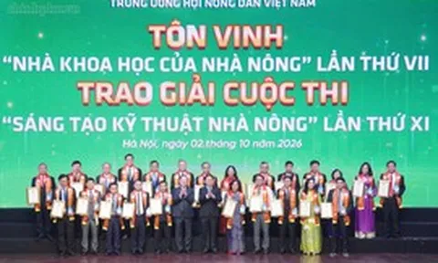 Tôn vinh 42 nhà khoa học của nhà nông, trao 24 giải nông dân sáng tạo