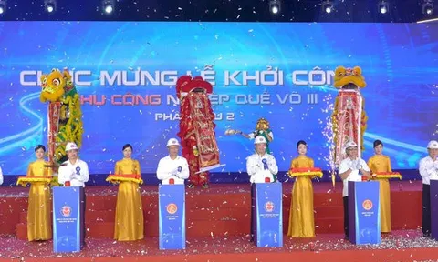 Bắc Ninh khởi công Khu công nghiệp Quế Võ III-Phân khu 2