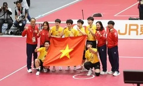 ASIAD 20: Cầu mây nữ Việt Nam xuất sắc giành huy chương vàng
