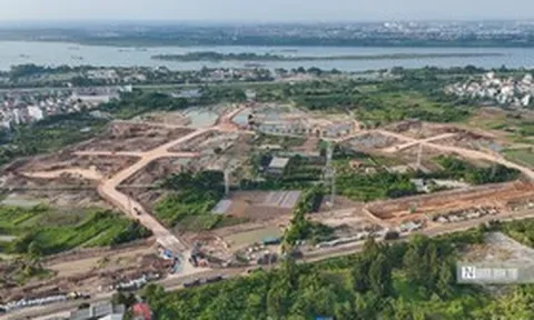 Hồ chống ngập gần 800 tỷ đồng dần thành hình trước mùa mưa