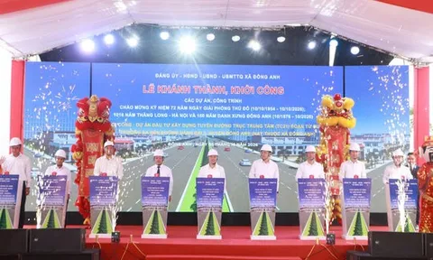 Đông Anh: Khởi công và khánh thành nhiều công trình chào mừng 72 năm Giải phóng Thủ đô