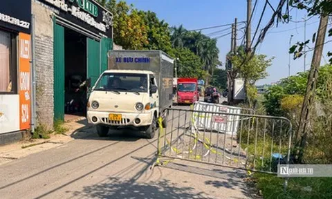 Hà Nội: Cận cảnh nhiều điểm sạt lở, xuống cấp tại đường bờ tây sông Nhuệ