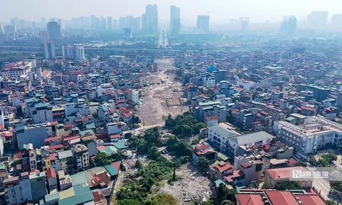 Hà Nội: Đường Tây Thăng Long có mặt bằng sạch nhưng chưa thi công