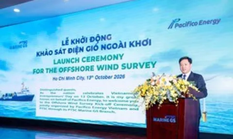 Pacifico Energy khởi động khảo sát điện gió ngoài khơi Việt Nam