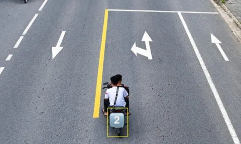 Người đàn ông ở Bắc Ninh 10 lần lọt vào "tầm ngắm" của camera AI vì không đội mũ bảo hiểm