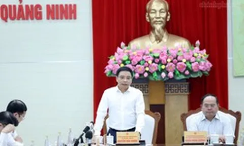 Phó Thủ tướng Nguyễn Văn Thắng: Quảng Ninh cần tiếp tục duy trì đà tăng trưởng kinh tế ở mức cao