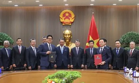 Thủ tướng Lê Minh Hưng tiếp Tổng Giám đốc Tập đoàn Dầu khí quốc gia Malaysia