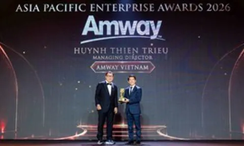 Tổng Giám đốc Amway Việt Nam được vinh danh tại giải thưởng Doanh nhân xuất sắc châu Á 2026