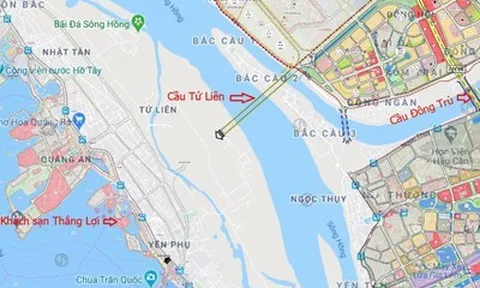 Từ ngày 21/10, Hà Nội cấm xe tải, xe khách trên 16 chỗ đi qua đoạn thi công cầu Tứ Liên