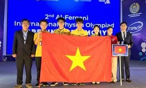 Đoàn Việt Nam giành 4 huy chương tại Kỳ thi Olympic Vật lí Quốc tế Al-Fergani