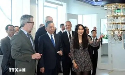 Tổng Bí thư, Chủ tịch nước Tô Lâm thăm Viện Nghiên cứu Niels Bohr của Đại học Copenhagen
