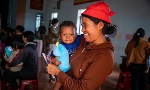 Gia Lai: Chung tay lo bữa ăn đủ chất, lớp học đủ đầy cho "Những em bé mặt trời"