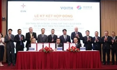EVN ký hợp đồng hơn 4.400 tỷ đồng cung cấp thiết bị cho dự án thủy điện tích năng Bác Ái