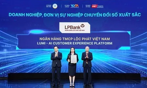 LPBank nhận Giải thưởng Chuyển đổi số Việt Nam 2026 với giải pháp tổng đài AI Lumi
