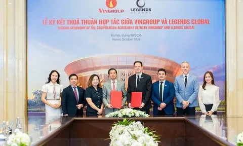 Vingroup và Legends Global công bố quan hệ đối tác chiến lược về sân vận động Vinfast - Trống Đồng