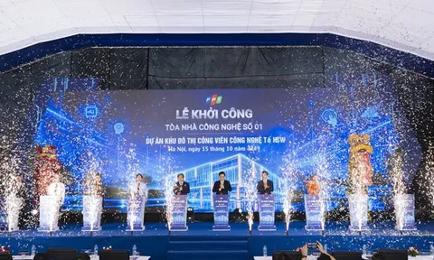 Khởi công tòa nhà đầu tiên tại Khu đô thị Công viên công nghệ số của Hà Nội