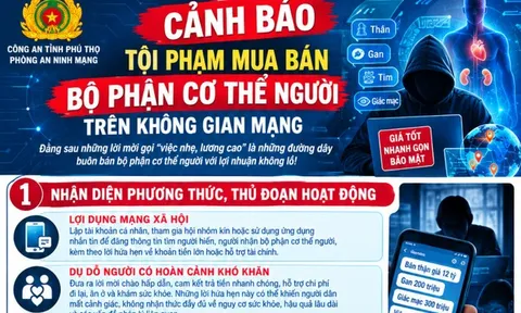 Cảnh báo thủ đoạn mua bán bộ phận cơ thể người trên mạng xã hội
