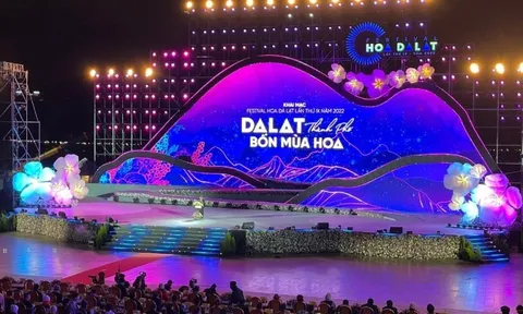 'Khai mạc Festival hoa Đà Lạt'