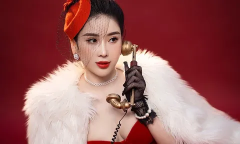 "Hoa hậu Trịnh Thanh Hồng tung bộ ảnh rực rỡ dịp Valentine", nhan sắc khiến fan đốn tim