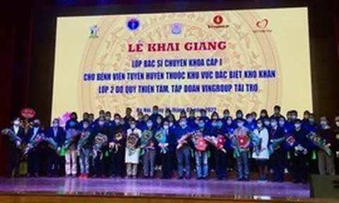 Thêm 40 bác sĩ trẻ vùng khó khăn được hỗ trợ đào tạo chuyên khoa I ở 10 chuyên ngành