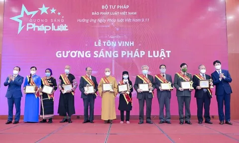 Chương trình 'Gương sáng pháp luật' lan tỏa tinh thần thượng tôn pháp luật