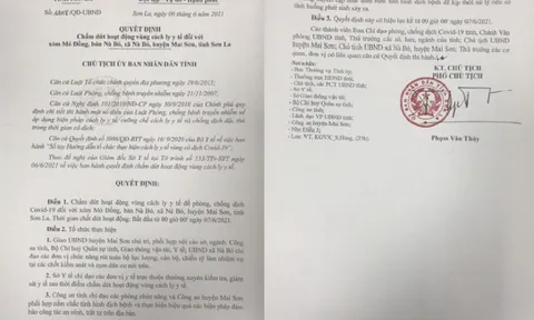Sơn La: Chấm dứt cách ly y tế tại xã Nà Bó (Sơn La)