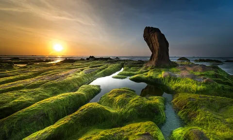 Biển Cổ Thạch  vùng đất ‘ngoài hành tinh’